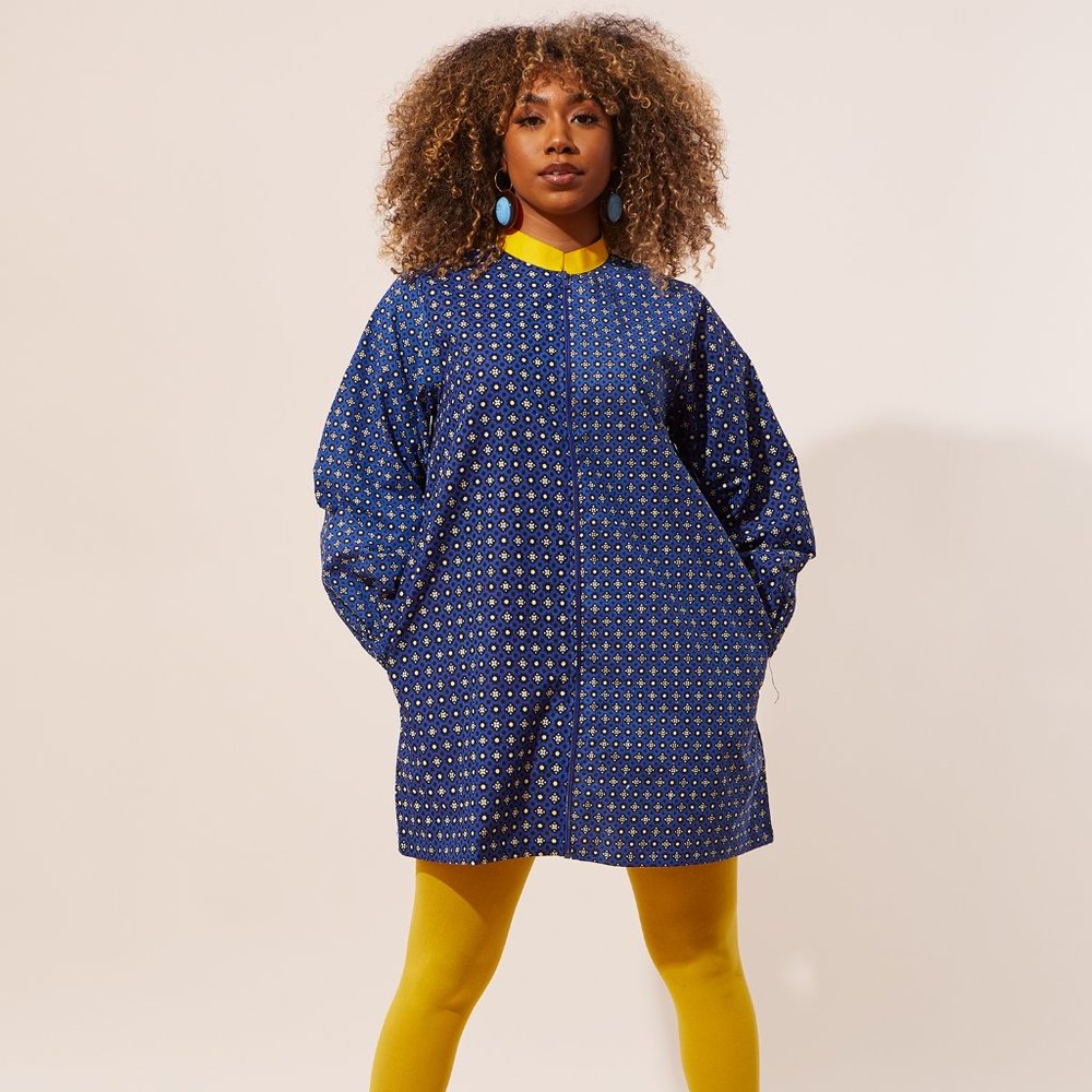 ELECTRIC BLUE ZIP UP